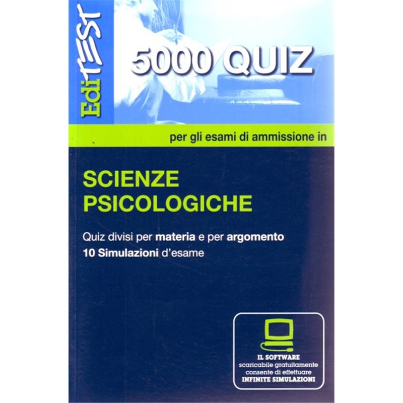 5000 Quiz per Scienze Psicologiche con software di simulazione